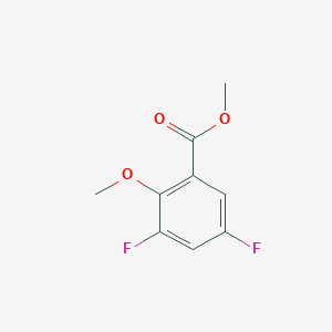 molecular formula C9H8F2O3 B12434609 Methyl 3,5-difluoro-2-methoxybenzoate 