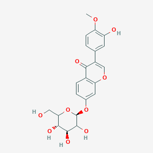 molecular formula C22H22O10 B12434658 3-(3-hydroxy-4-methoxyphenyl)-7-[(2S,4S,5S)-3,4,5-trihydroxy-6-(hydroxymethyl)oxan-2-yl]oxychromen-4-one 