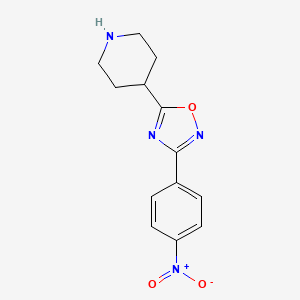 4-[3-(4-nitrophenyl)-1,2,4-oxadiazol-5-yl]Piperidine