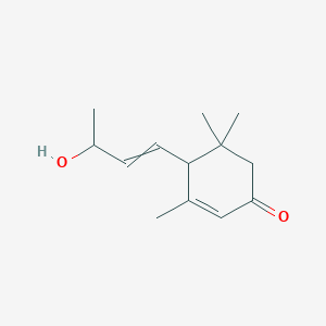 4-[(1E)-3-hydroxybut-1-en-1-yl]-3,5,5-trimethylcyclohex-2-en-1-one