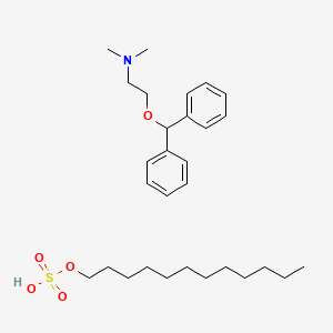 molecular formula C29H47NO5S B1243485 Diphenhydramine laurylsulfate CAS No. 103659-13-8