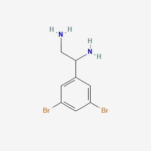 1-(3,5-Dibromophenyl)ethane-1,2-diamine