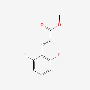 molecular formula C10H8F2O2 B12434887 Methyl (2E)-3-(2,6-difluorophenyl)prop-2-enoate CAS No. 166883-07-4