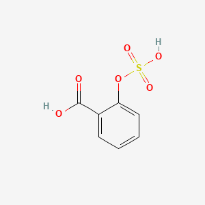 molecular formula C7H6O6S B1243489 水杨酸硫酸 CAS No. 89-45-2