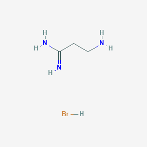 3-Aminopropanimidamide--hydrogen bromide (1/1)