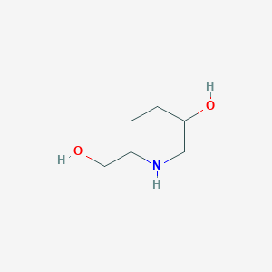 6-(Hydroxymethyl)piperidin-3-ol