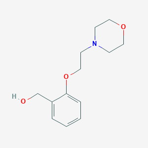 molecular formula C13H19NO3 B012435 [2-(2-吗啉乙氧基)苯基]甲醇 CAS No. 106276-04-4