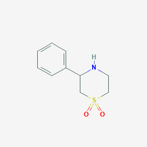 3-Phenyl-1lambda6-thiomorpholine-1,1-dione