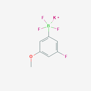 Potassium trifluoro(3-fluoro-5-methoxyphenyl)borate