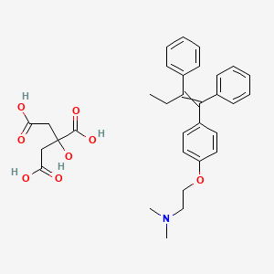 2-[4-(1,2-diphenylbut-1-enyl)phenoxy]-N,N-dimethylethanamine;2-hydroxypropane-1,2,3-tricarboxylic acid