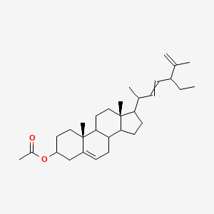 (24S)-Ethylcholesta-5,22,25-trien-3beta-yl acetate