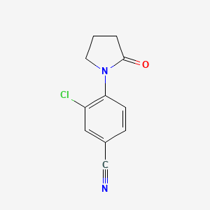 3-Chloro-4-(2-oxopyrrolidin-1-YL)benzonitrile