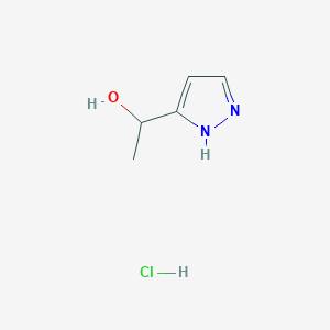 1-(1H-pyrazol-3-yl)ethanol hydrochloride