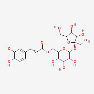 alpha-D-Glucopyranoside, beta-D-fructofuranosyl, 6-[3-(4-hydroxy-3-methoxyphenyl)-2-propenoate], (E)-; 6'-O-Feruloylsucrose