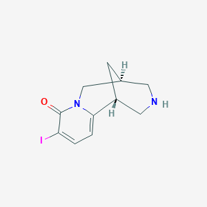 molecular formula C11H13IN2O B1243517 3-Iodocytisine 