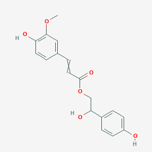 [2-Hydroxy-2-(4-hydroxyphenyl)ethyl] 3-(4-hydroxy-3-methoxyphenyl)prop-2-enoate