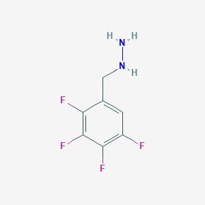 [(2,3,4,5-Tetrafluorophenyl)methyl]hydrazine