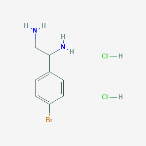 1-(4-Bromophenyl)ethane-1,2-diamine 2hcl