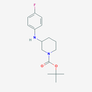 Tert-butyl 3-[(4-fluorophenyl)amino]piperidine-1-carboxylate