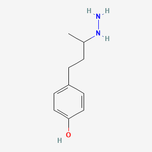 molecular formula C10H16N2O B12435208 4-(3-Hydrazinylbutyl)phenol CAS No. 1016704-03-2