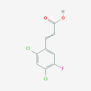 3-(2,4-Dichloro-5-fluorophenyl)prop-2-enoic acid