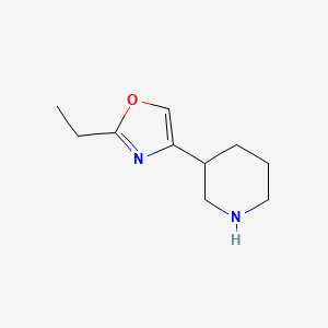 2-Ethyl-4-(piperidin-3-yl)oxazole