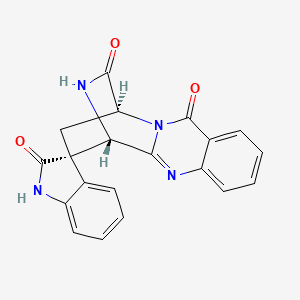 molecular formula C20H14N4O3 B1243523 Lapatin B 