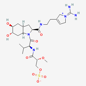 molecular formula C25H42N6O10S B1243524 dysinosin C 