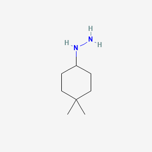 molecular formula C8H18N2 B12435240 (4,4-Dimethylcyclohexyl)hydrazine 