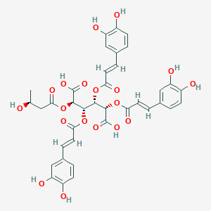 molecular formula C37H34O19 B1243526 Leontopodic acid 