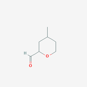 4-Methyloxane-2-carbaldehyde