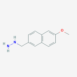 1-[(6-Methoxynaphthalen-2-YL)methyl]hydrazine