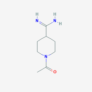 1-Acetylpiperidine-4-carboximidamide