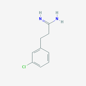 3-(3-Chlorophenyl)propanimidamide