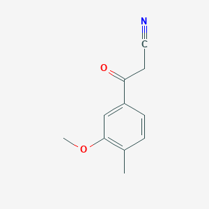 3-(3-Methoxy-4-methylphenyl)-3-oxopropanenitrile