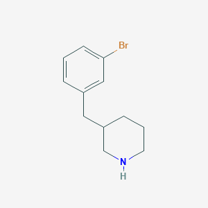 3-[(3-Bromophenyl)methyl]piperidine