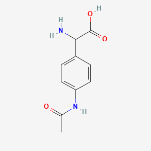 Amino(4-acetamidophenyl)acetic acid