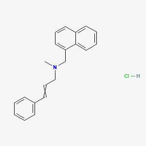 (E)-N-methyl-N-(naphthalen-1-ylmethyl)-3-phenylprop-2-en-1-amine;hydrochloride