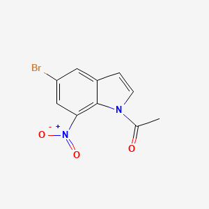 1-(5-Bromo-7-nitroindol-1-yl)ethanone