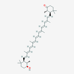 molecular formula C40H58O2 B1243537 Cucumariaxanthin B 