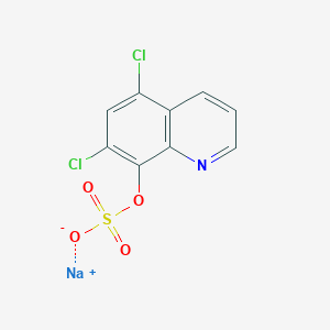 Sodium 5,7-dichloroquinolin-8-yl sulfate