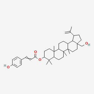 3a-(hydroxymethyl)-5a,5b,8,8,11a-pentamethyl-1-(prop-1-en-2-yl)-hexadecahydrocyclopenta[a]chrysen-9-yl (2E)-3-(4-hydroxyphenyl)prop-2-enoate