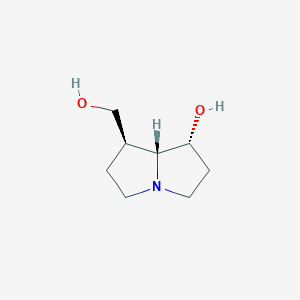 molecular formula C8H15NO2 B1243542 Turneforcidine CAS No. 21850-67-9