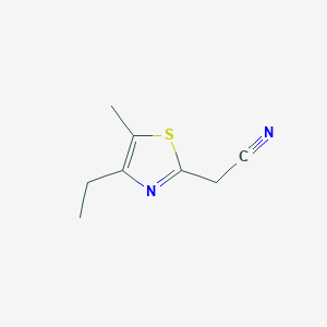 2-(4-Ethyl-5-methyl-1,3-thiazol-2-yl)acetonitrile