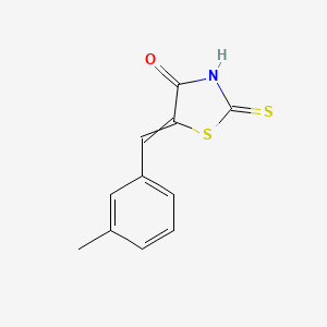 5-[(3-Methylphenyl)methylidene]-2-sulfanylidene-1,3-thiazolidin-4-one