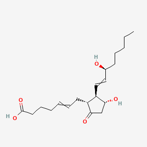 7-[(1R,2R,3R)-3-hydroxy-2-[(3S)-3-hydroxyoct-1-enyl]-5-oxocyclopentyl]hept-5-enoic acid