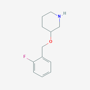 3-[(2-Fluorophenyl)methoxy]piperidine