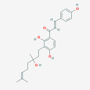 molecular formula C25H30O5 B1243557 xanthoangelol J 