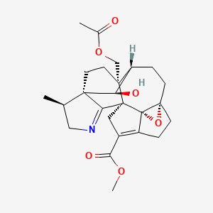 molecular formula C25H31NO6 B1243558 Daphmanidins F 