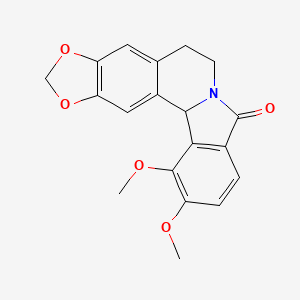 molecular formula C19H17NO5 B1243565 Nuevamine 